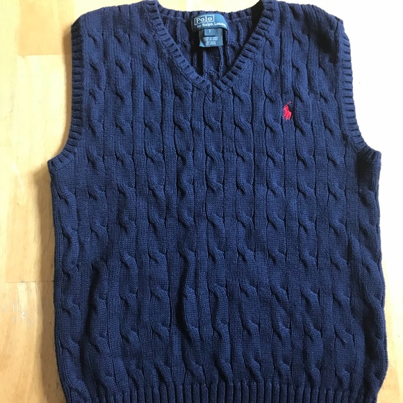 Polo Ralph Lauren Other - Polo Sweater Vest Navy Blue